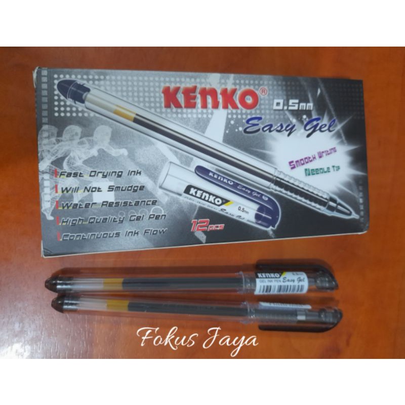 

KENKO EASY GEL,0,5mm TINTA GEL ANTI AIR DAN CEPAT KERING