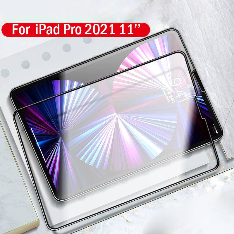 Anti Jatuh Tempered Glass Untuk iPad Pro 11 2018 2020 2021 2022 10 9 8 7 6 5 10.9 10.2 9.7 Airbag Pelindung Layar Tepi Untuk iPad Air Mini 6 5 4 3 2 10.5 10.9 7.9 8.3