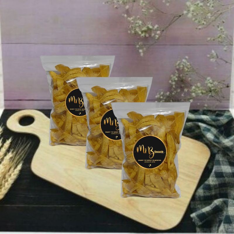 

Keripik Kripik Pisang Asin Original 250gr Snack /Cemilan makanan ringan