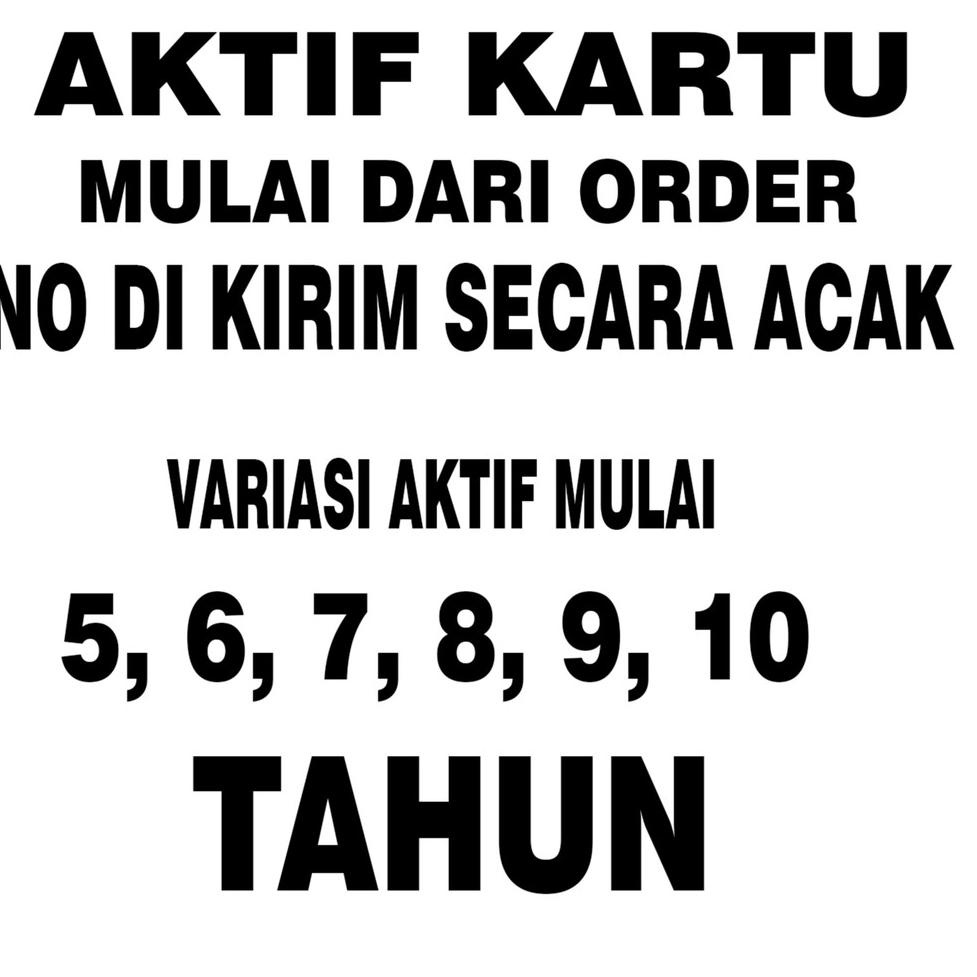 [PROMO TTC54] KARTU PERDANA TRI AKTIF 5-10 TAHUN SUDAH REGISTRASI Murah Banget