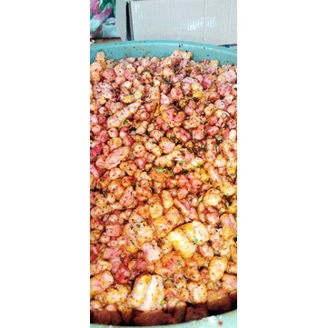 

KERUPUK JENDIL 1 KG PEDAS GURIH DAUN JERUK
