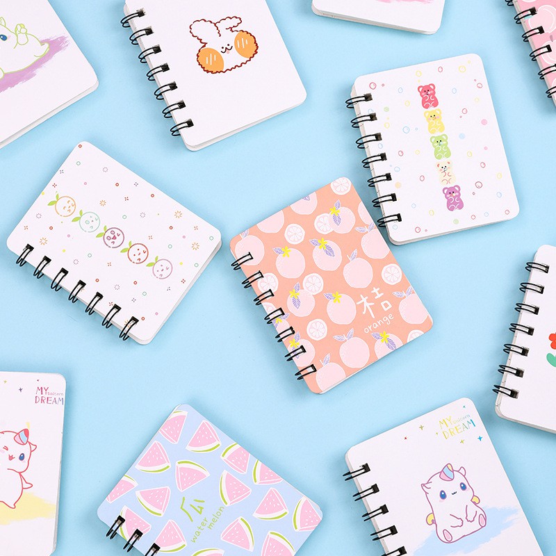 [DZ] ST232 - Note Book Spiral Buku Tulis Catatan Kecil Karakter Lucu-1