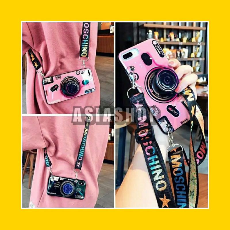 CASE CASING KAMERA+GANTUNGAN NEW REALME 7 7i 12 Narzo 20 Narzo 20 Pro !!