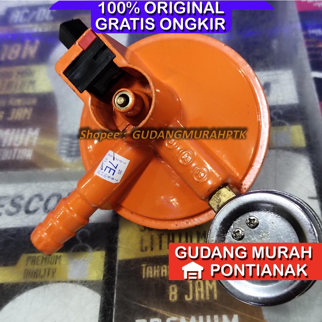 regulator gas tekanan rendah/ regulator kompor gas score kepala gas aman dan awet anti bocor