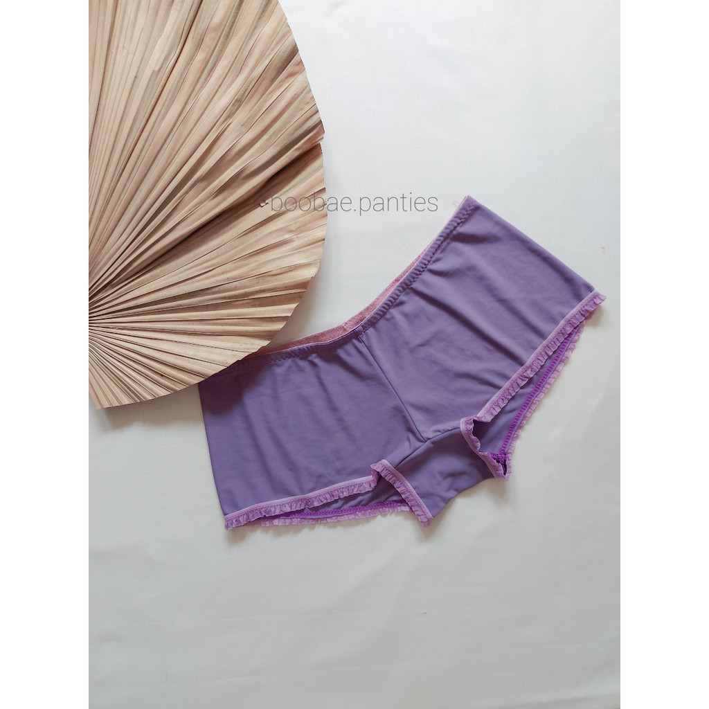 Celana Dalam Boyshort Lilac