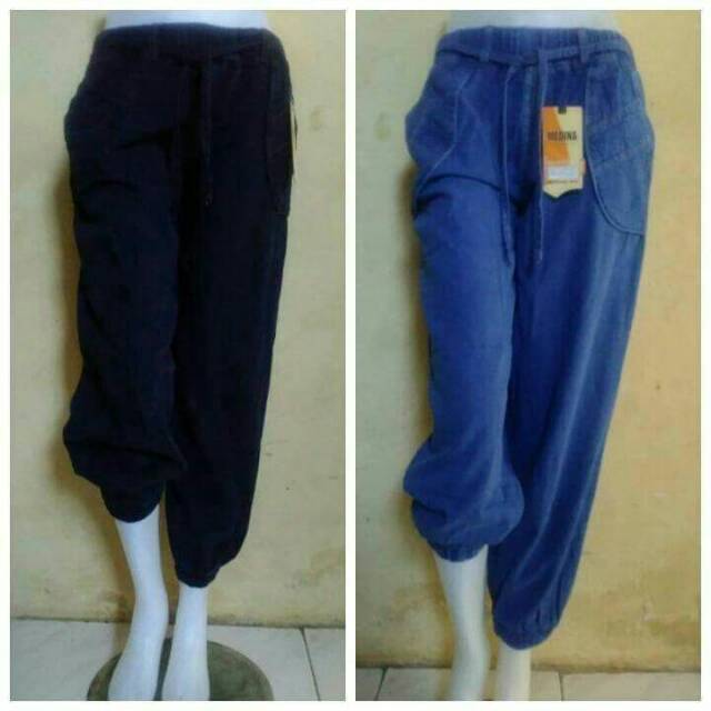 Celana joger bahan levis