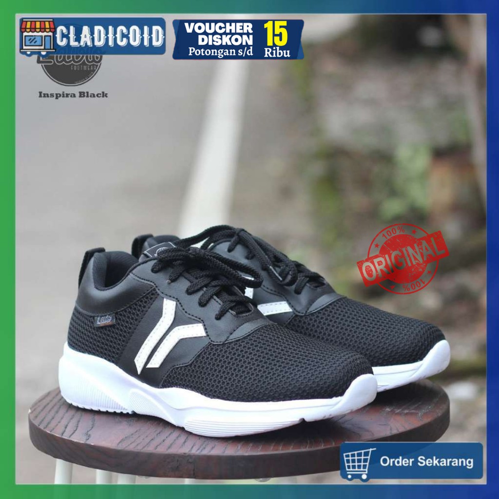 SEPATU SNEAKERS PRIA ORIGINAL SPORTY DAN STYLISH COCOK UNTUK RUNNING, LARI, JALAN, NONGKRONG INSPIRA