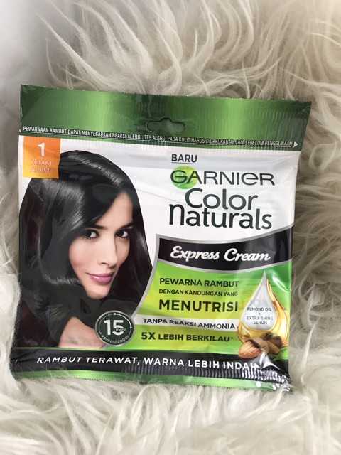 Garnier sachet colour natural / cat rambut garnier / pewarna rambut garnier