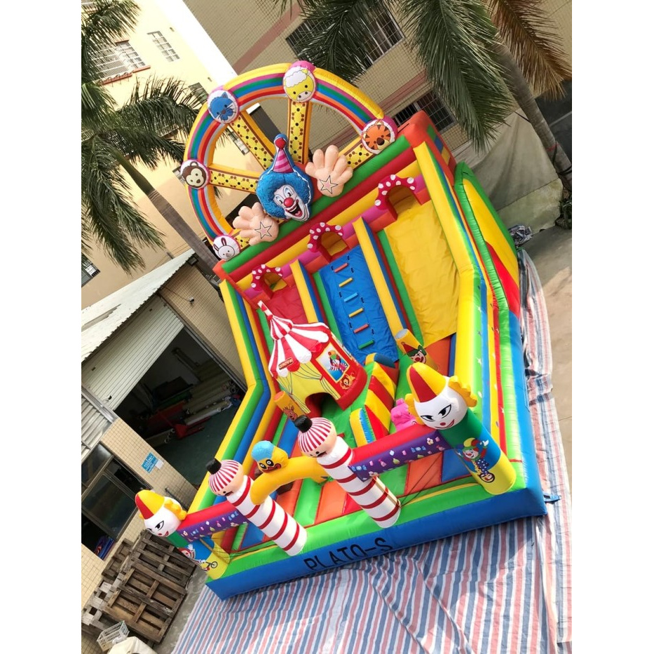 Istana Balon/Rumah Balon Anak-Anak Ukuran 6x8 bahan Plato