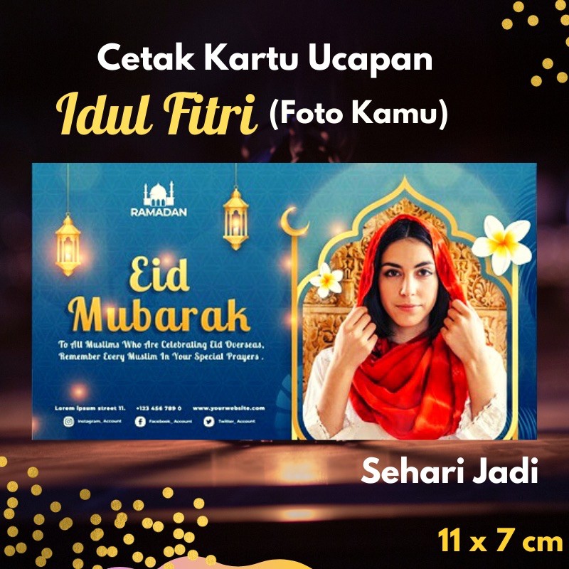 

CETAK KARTU UCAPAN IDUL FITRI / KARTU LEBARAN FOTO