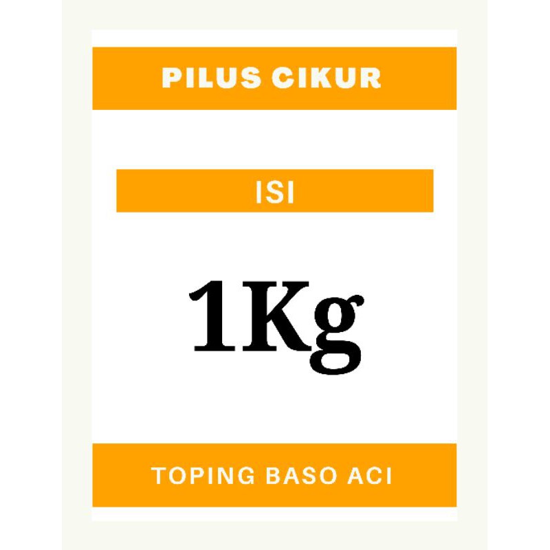 Sukro Cikur Berat 1 Kg