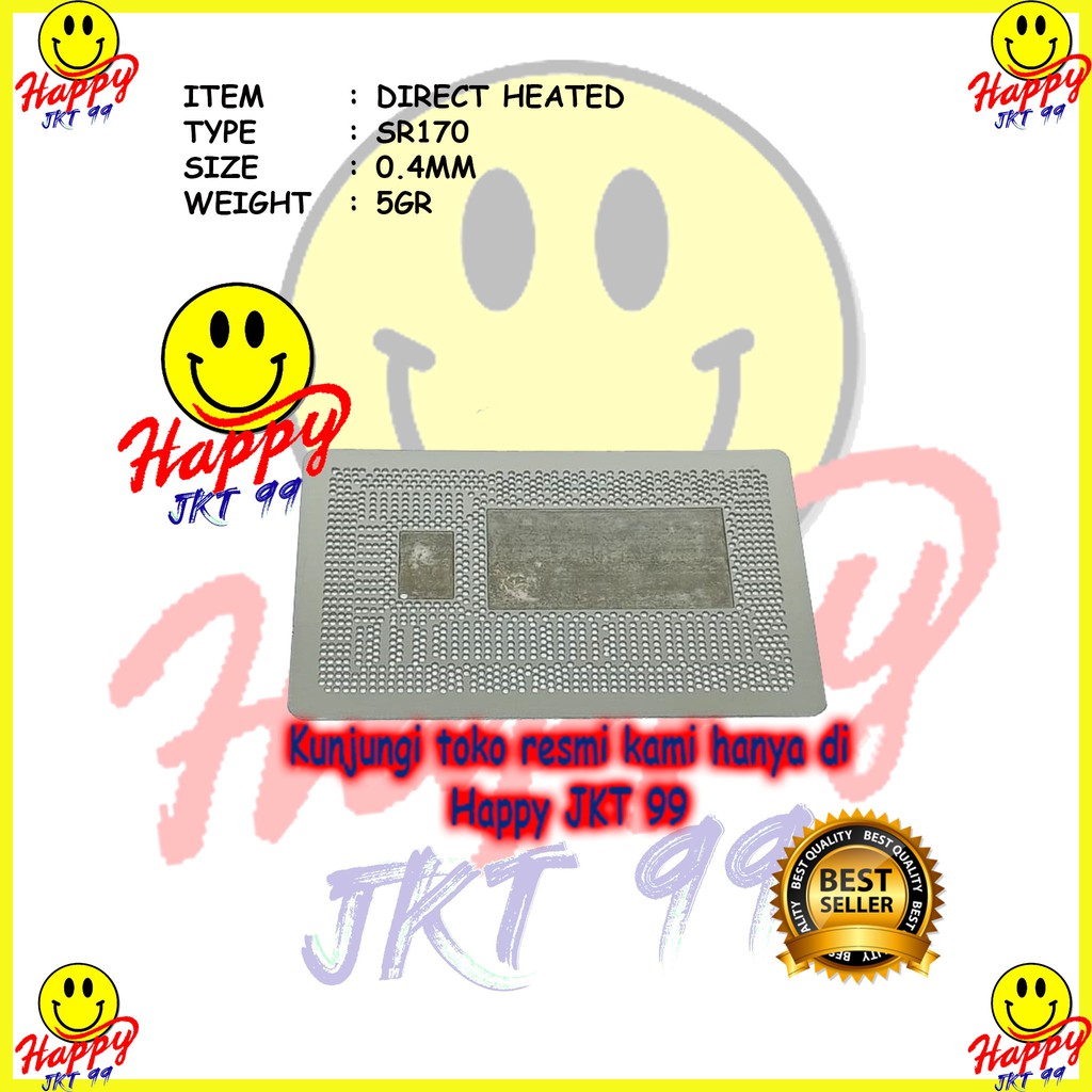 [ HAPPY JKT 99 ] DIRECT HEATED STENCIL DH SR170 SR27G SR1EF SR1EK SR16M SR16Z SR190 SR170