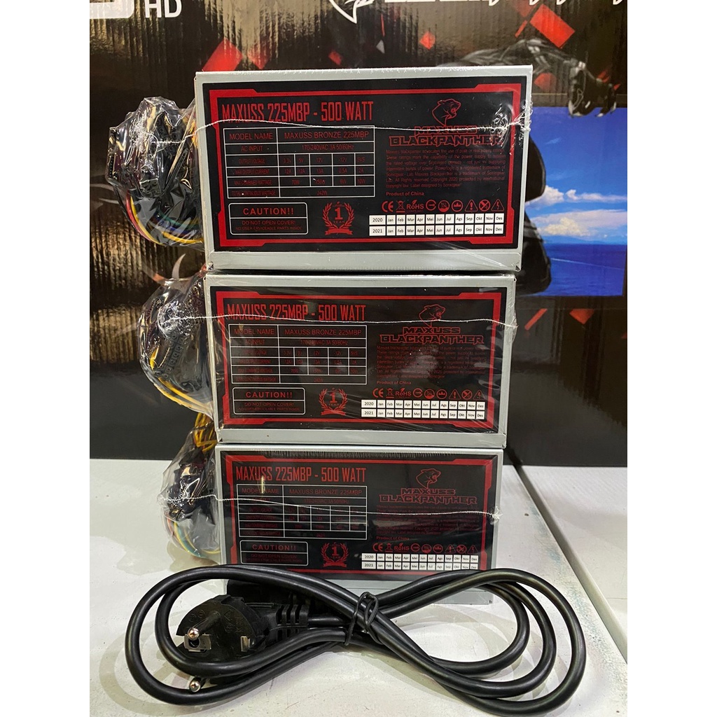 PSU Black Panther 235MBP 500w Power Supply Mantap Jos GAndos