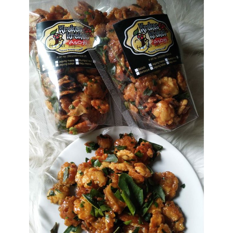 

EMPING MELINJO PEDAS MANIS/ MELINJO PEDAS MANIS DAUN JERUK 200 GR
