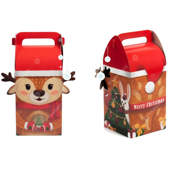 

Box Christmas Premium Jinjing Rusa Dud Gift Bog Sovenir Natal