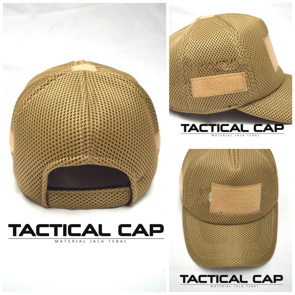 (TERBARU) | TOPI JARING PEREKAT ARMY | TOPI LAPANGAN | TOPI OUTDOOR UNISEX