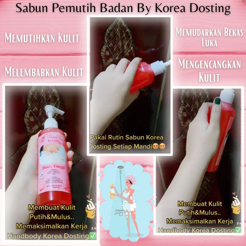 PROMO SABUN PEMUTIH BADAN BY KOREA DOSTING (270ml)