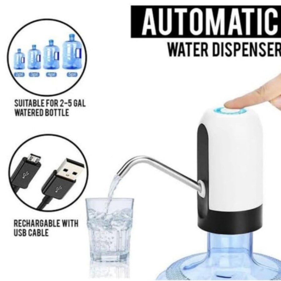 POMPA AIR GALON ELEKTRIK/ AUTOMATIC WATER DISPENSER BEST SELLER-Perlengkapna Rumah