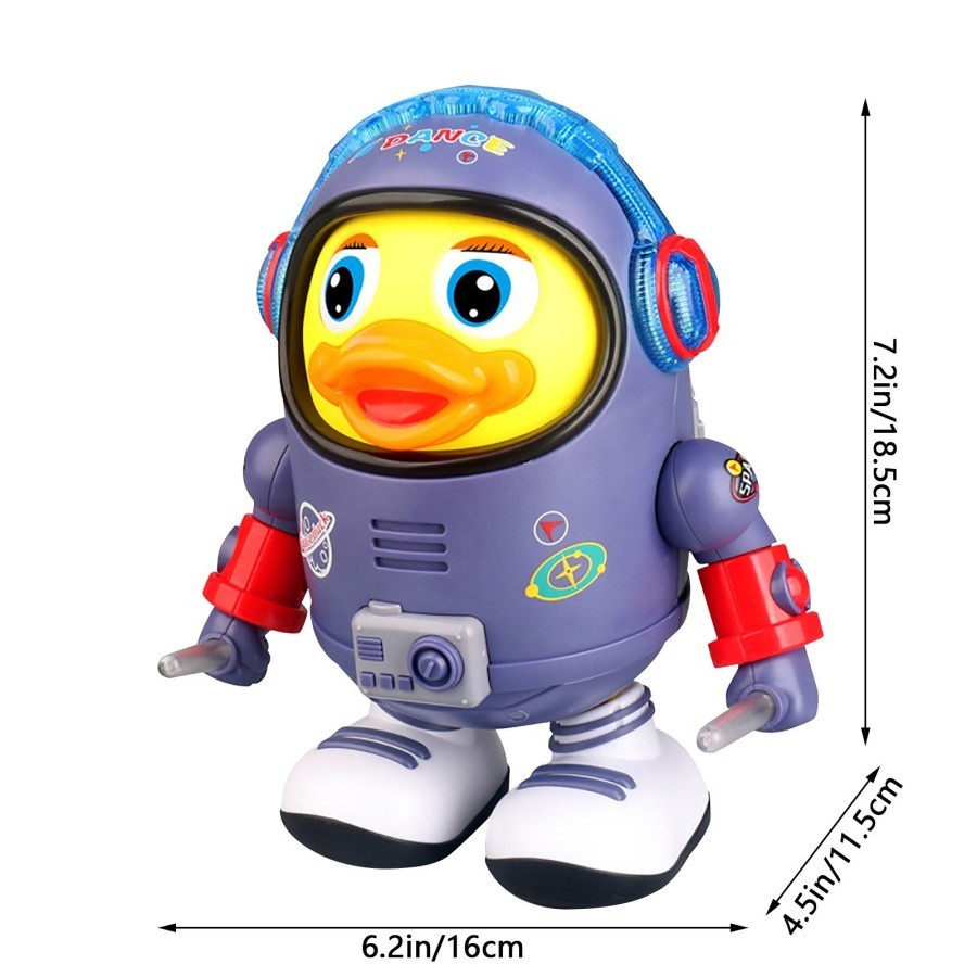 Mainan Robot SPACE DUCK Dance 8C-20B Robot DANCE Dancing Bebek - Mainan Dance Bentuk Bebek Mainan Baby