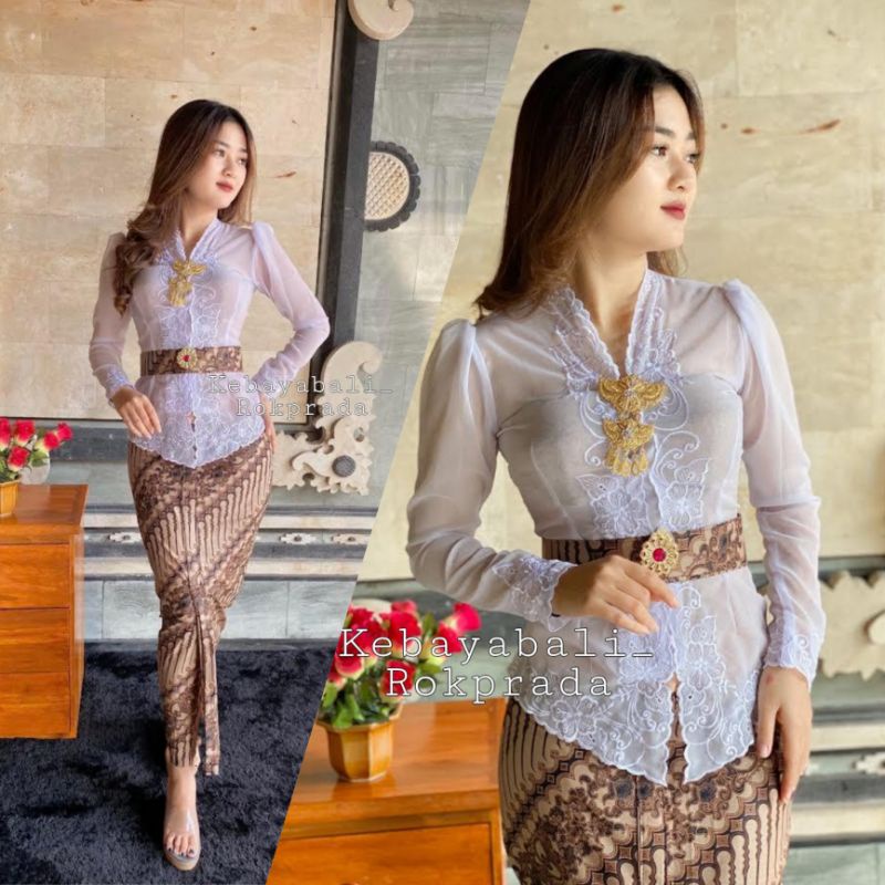 KEBAYA BORDIR KEBAYA JADI LANGSUNG PAKAI  SETELAN KEBAYA BALI