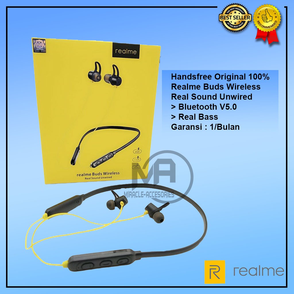 Headset Wireless Bluetooth Realme Buds R3 Original Garansi