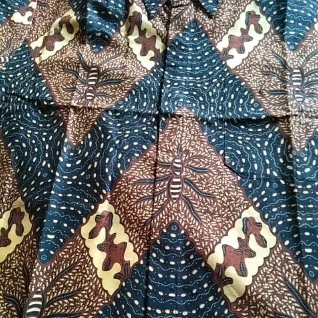Kemeja Batik Pria Motif Elegan Size Jumbo Xl Xxl Xxxl