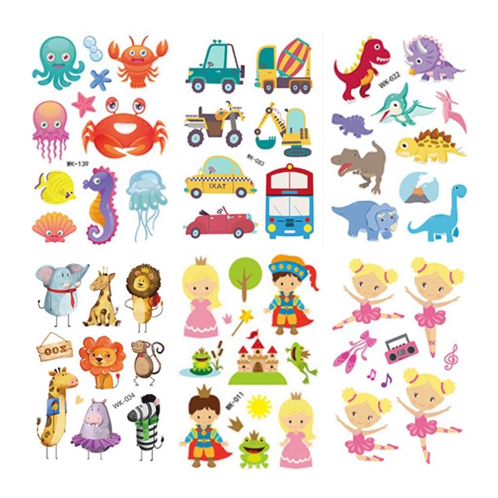 Tatto Anak Temporer/Sticker Tatto Lucu/Sticker Tatto Anak Motif Karakter/Tatto Anak Sementara/Sticke