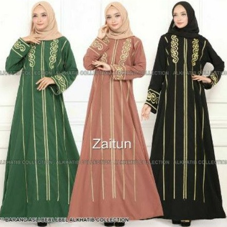 ALKHATIB COLLECTION ABAYA ZAITUN