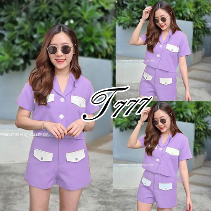 [Shenmyprint] Setelan Sunmi | Setelan Wanita Korea | Baju Wanita Korea | Fashion Wanita