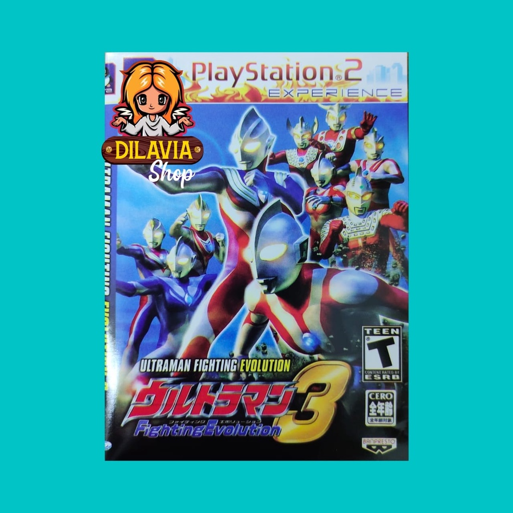 Kaset Ps 2 Ultraman Fighting Evolution 3