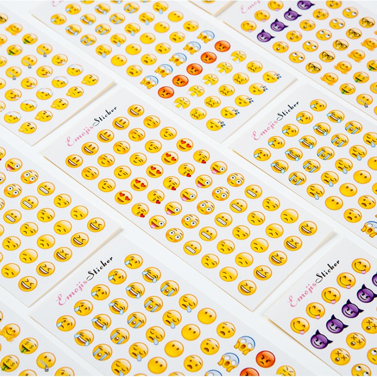  Stiker  Emoji  660 Ekspresi Kartun Isi 3 Motif Total 12 