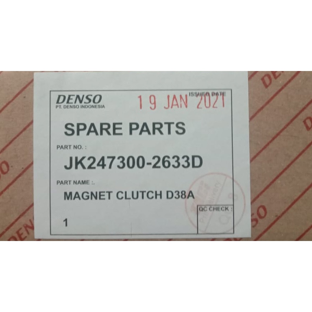 Magnet Clutch Old Avanza 1.3 Denso Original JK247300-2633D