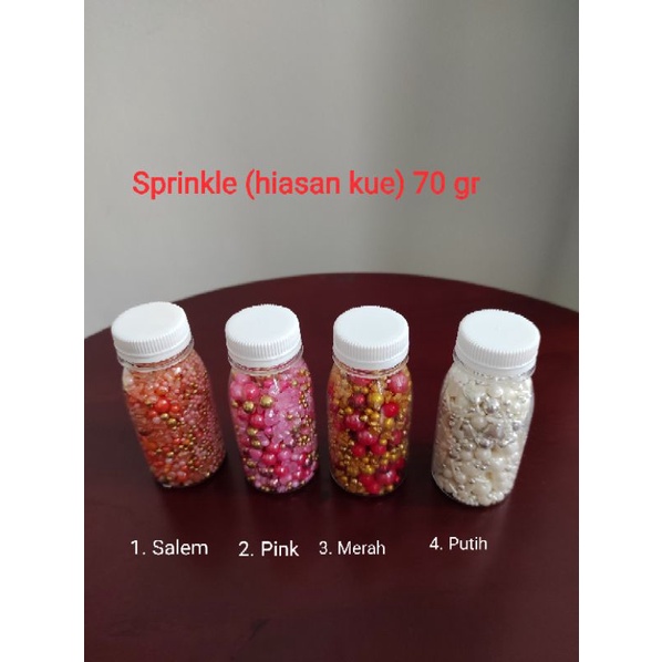 

Sprinkle Kue Hiasan Kue Dekorasi Kue Tart 70 gr