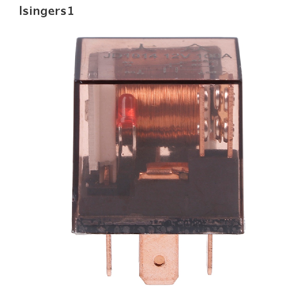 (lsingers1) Relay SPDT 12 / 24V 100A 4 / 5Pin Tahan Air Untuk Mobil