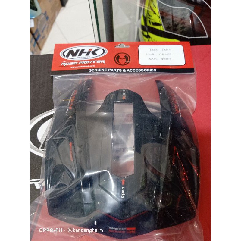 REAR VENT SPOILER NHK GP1000 WARNA BLACK DOFF BLACK