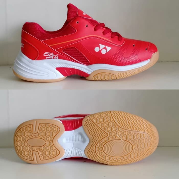 Sepatu Badminton Yonex Import Merah Putih