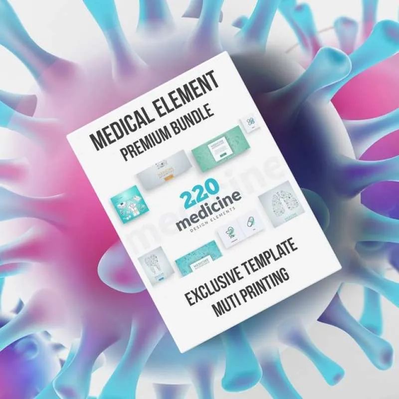 Exclusive Medical Element Premium Bundle Full Versi - Photoshop &amp; Illustrator