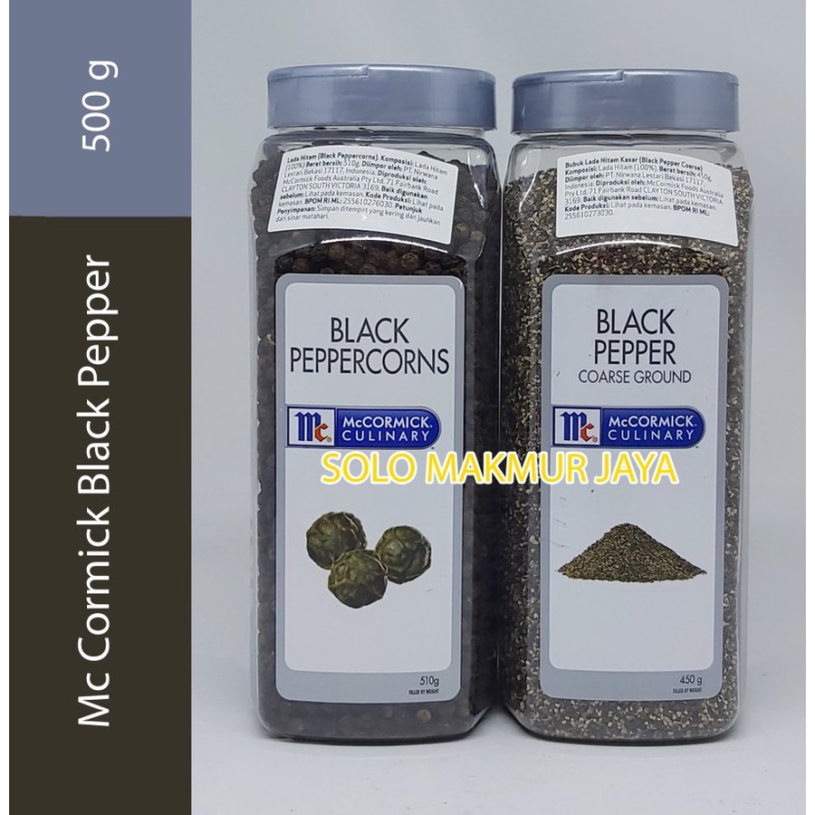 

Mccormick Mc Cormick Blackpepper Black Pepper Lada Hitam 500 g