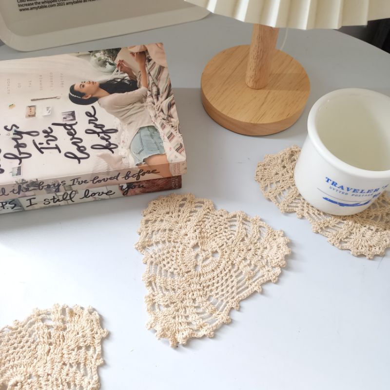 Crochet Coaster | Coaster Rajut | Tatakan Rajut
