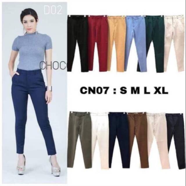 Choco Ann Pants Panjang (Zipper Depan)