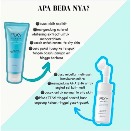 PIXY White Aqua Series | Day Cream Night Sleeping Mask Face Wash Serum Essence