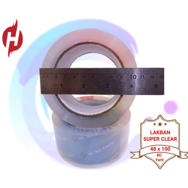 

Lakban Bening 48mm x 100yard Non Full