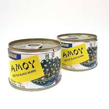 Amoy Tausi Salted Black Beans Kacang Hitam Kaleng 170g Pearl River Bridge Tausi Yang Jiang Tausi