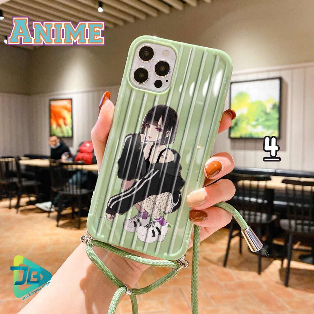 SOFTCASE KOPER SLINGCASE LANYARD ANIME SAMSUNG M30 M30S S8 S8+ NOTE 10 PRO A51 A71 A21 JB3465