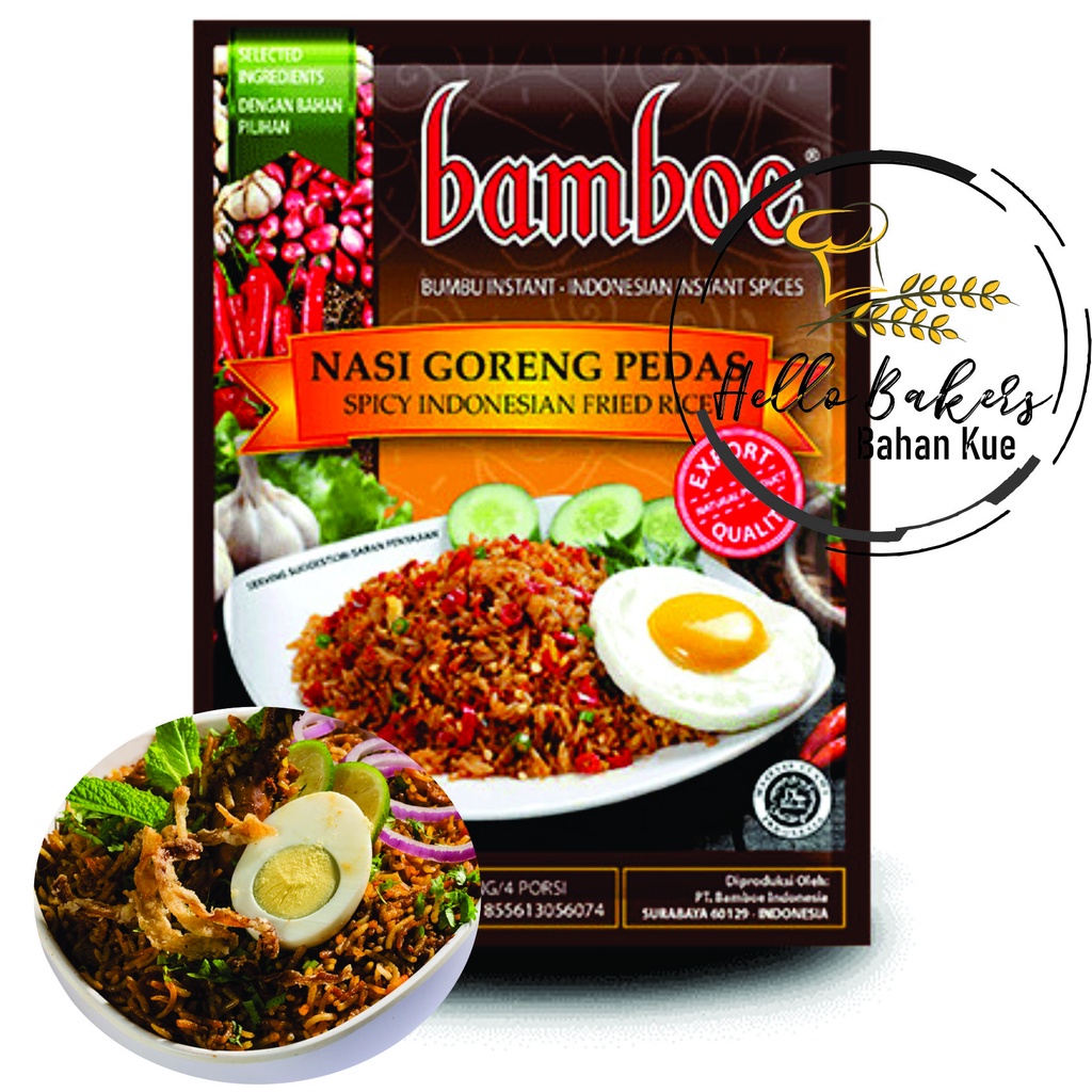 

BUMBU BAMBOE NASI GORENG PEDAS 40 GR/ BUMBU INSTANS BAMBOE / BUMBU NASI GORENG