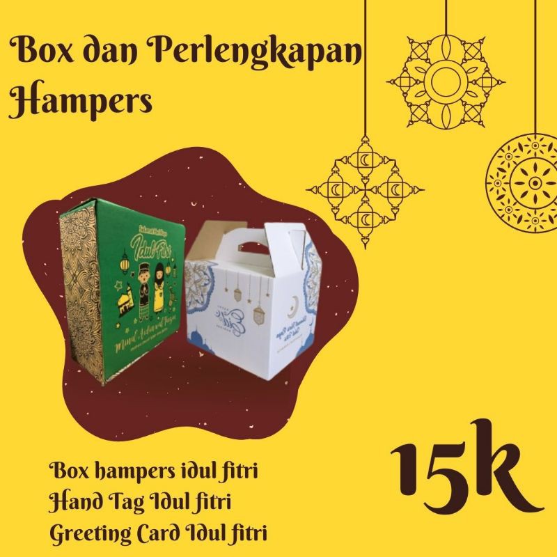 

Box Hampers dan Perlengkapan Hampers Edisi Eid Mubarak