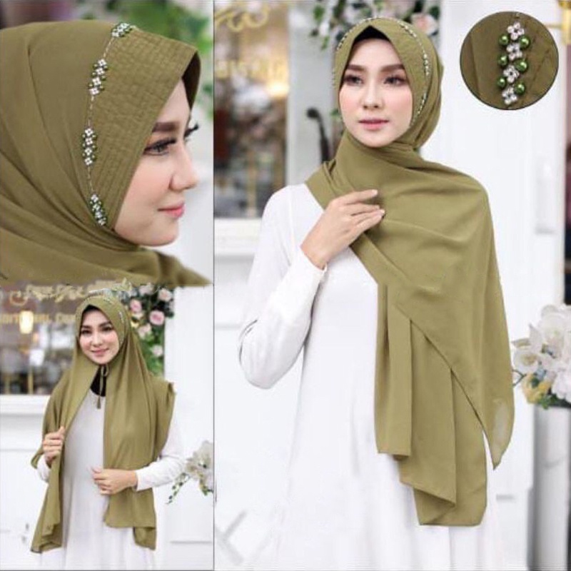 Pashmina Ped Payet Manik Mutiara