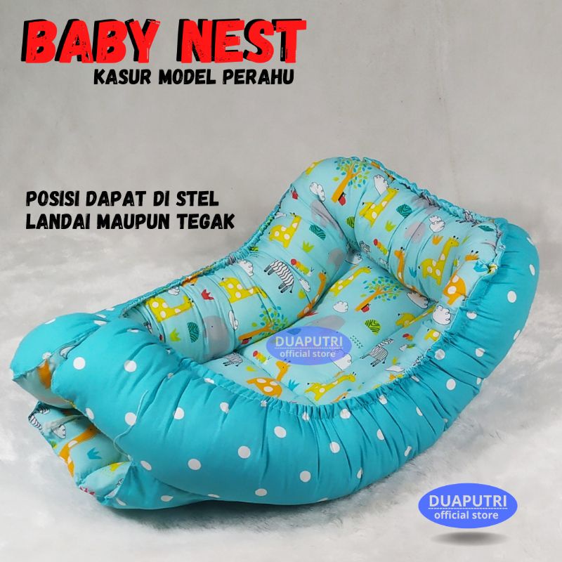 [FREE BANTAL MAHKOTA] baby nest - kasur baby nest - kasur bayi - alas tidur bayi - kasur bayi model perahu