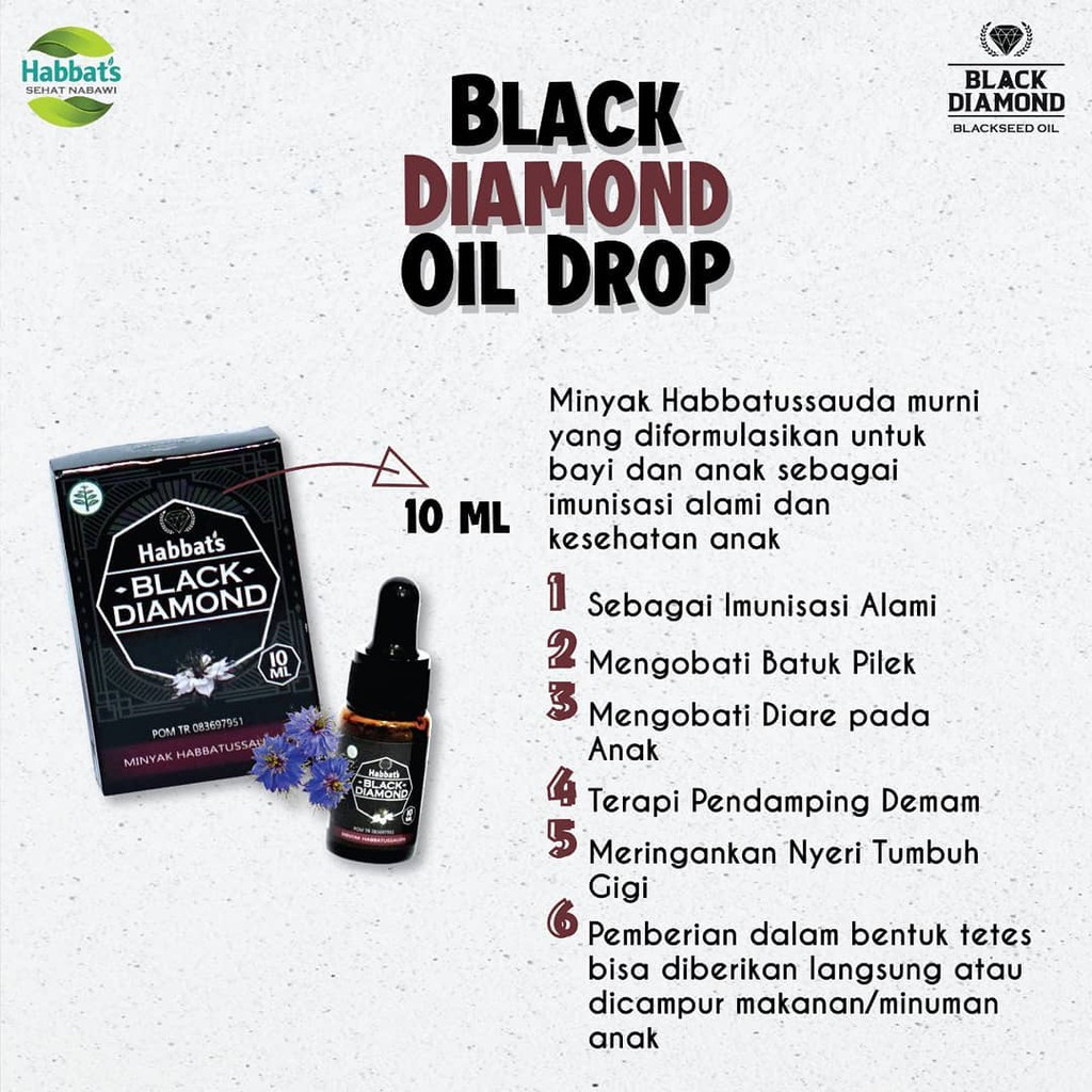 Minyak Habatusauda Original Asli Oil Cair Black Diamond