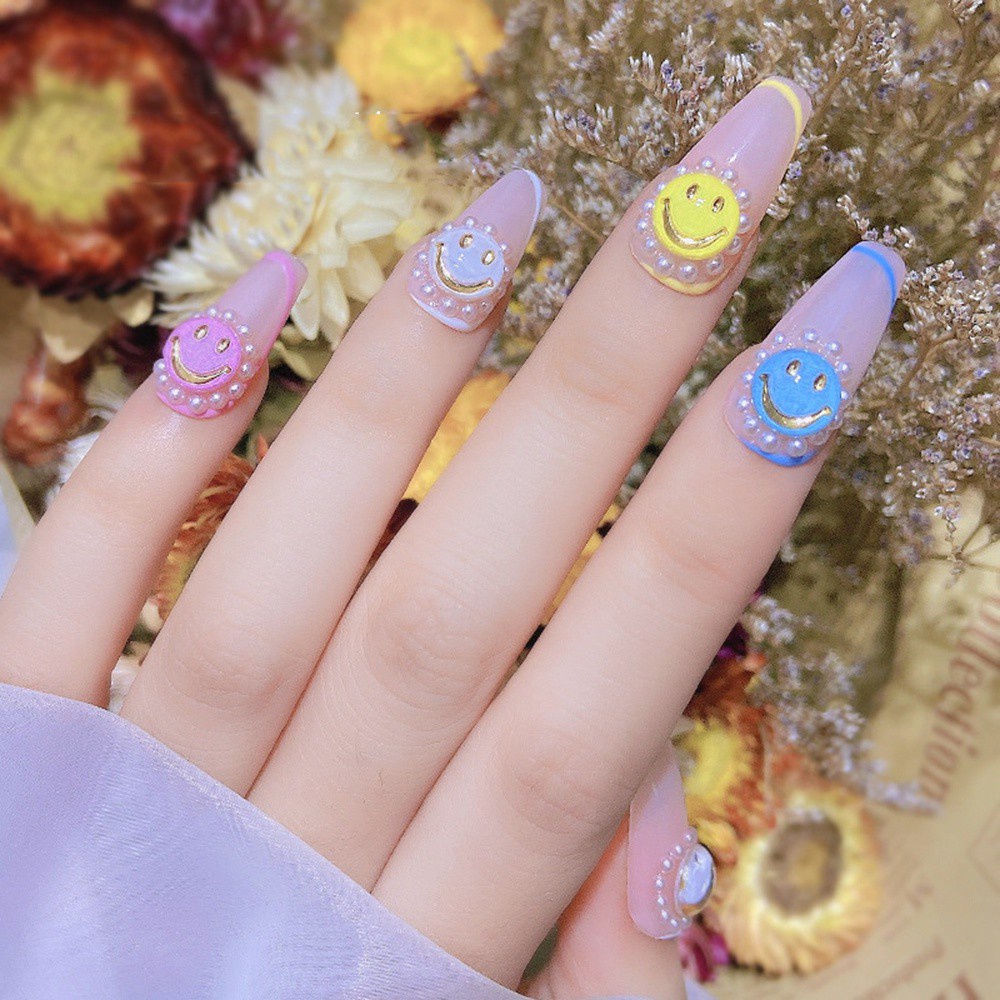 Mxbeauty Hiasan Kuku 3d Diy Warna-Warni Model Jepang Untuk Nail Art